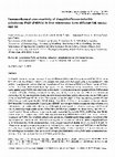 Research paper thumbnail of Immunochemical cross-reactivity ofβ-naphthoflavone-inducible cytochrome P450 (P450IA) in liver microsomes from different fish species and rat