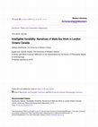 Research paper thumbnail of Intelligible Variability: Narratives of Male Sex Work in London Ontario Canada