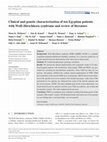 Research paper thumbnail of Clinical and genetic characterization of ten Egyptian patients with Wolf–Hirschhorn syndrome and review of literature