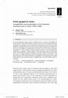 Research paper thumbnail of From gospel to news: Evangelicalism and secularization of the Protestant missionary press in China, 1870s to 1900s