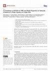 Research paper thumbnail of Correlations of HTSD to TBP and Bulk Properties to Saturate Content of a Wide Variety of Crude Oils