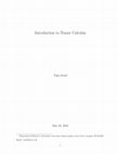 Research paper thumbnail of Introduction to Tensor Calculus