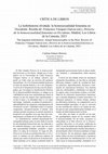 Research paper thumbnail of La lesbohistoria olvidada: la homosexualidad femenina en Occidente. Reseña de Francisco Vázquez García (ed.), Historia de la homosexualidad femenina en Occidente