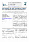 Research paper thumbnail of Effective Virtual Call Center with Free PBX Technology