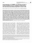 Research paper thumbnail of Downregulation of COMMD1 by miR-205 promotes a positive feedback loop for amplifying inflammatory- and stemness-associated properties of cancer cells