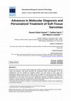 Research paper thumbnail of Advances in Molecular Diagnosis and Personalized Treatment of Soft Tissue Sarcomas