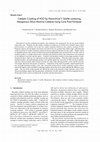 Research paper thumbnail of Catalytic Cracking of VGO by Hierarchical Y Zeolite-containing Mesoporous Silica–Alumina Catalysts Using Curie Point Pyrolyzer