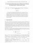 Research paper thumbnail of A Genuinely Multi-dimensional Relaxation Scheme for Hyperbolic Conservation Laws