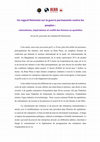 Research paper thumbnail of Un regard féministe sur la guerre permanente contre les peuples: colonialisme, impérialisme et conflit des femmes au quotidien (FR)