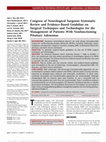 Research paper thumbnail of Congress of Neurological Surgeons Systematic Review and Evidence-Based Guideline on Surgical Techniques and Technologies for the Management of Patients With Nonfunctioning Pituitary Adenomas