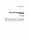 Research paper thumbnail of Relationship between mortality and financial crisis. The case of Greece