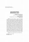 Research paper thumbnail of Has accession to the EU affected business cycles