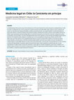 Research paper thumbnail of Medicina legal en Chile: la Cenicienta sin príncipe