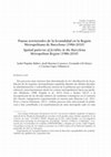 Research paper thumbnail of Pautas territoriales de la fecundidad en la Región Metropolitana de Barcelona (1986-2010)