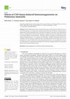 Research paper thumbnail of Effects of CNS Injury-Induced Immunosuppression on Pulmonary Immunity