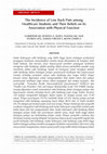 Research paper thumbnail of The Incidence of Low Back Pain among Healthcare Students and Their Beliefs on Its Association with Physical Function