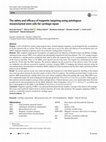 Research paper thumbnail of The safety and efficacy of magnetic targeting using autologous mesenchymal stem cells for cartilage repair