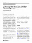 Research paper thumbnail of Can differences in salinity tolerance explain the distribution of four genetically distinct lineages of Phragmites australis in the Mississippi River Delta?