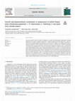 Research paper thumbnail of Growth and photosynthetic acclimation to temperature in hybrid Napier grass (Pennisetum purpureum × P. americanum cv. Pakchong 1) and giant reed (Arundo donax)