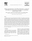 Research paper thumbnail of Design and performance of the Phyto-Nutri-Tron: a system for controlling the root and shoot environment for whole-plant ecophysiological studies