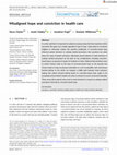 Research paper thumbnail of Misaligned hope and conviction in health care