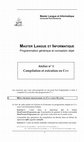 Research paper thumbnail of Programmation générique et conception objet M1 Langue et informatique