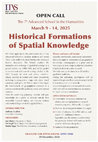 Research paper thumbnail of Apply: Advanced school at IIAS, Historical Formations of Spatial Knowledge, March 9-13, 2025