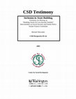 Research paper thumbnail of Inclusion in Asset Building: Testimony for Hearing on "Building Assets for Low-Income Families” Subcommittee on Social Security and Family Policy Senate Finance Committee