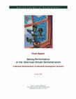 Research paper thumbnail of Saving Performance in the American Dream Demonstration: A National Demonstration of Individual Development Accounts