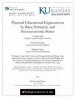 Research paper thumbnail of Parental Educational Expectations by Race/Ethnicity and Socioeconomic Status