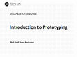 Research paper thumbnail of Introduction to Prototype