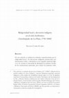 Research paper thumbnail of Religiosidad local y devoción indígena en el ciclo borbónico. (Arzobispado de La Plata, 1750-1808)