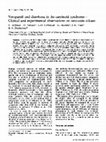 Research paper thumbnail of Verapamil and diarrhoea in the carcinoid syndrome—Clinical and experimental observations on serotonin release