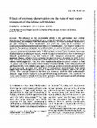 Research paper thumbnail of Effect of extrinsic denervation on the rate of net water transport of the feline gall bladder