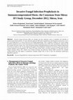 Research paper thumbnail of Invasive Fungal Infection Prophylaxis in Immunocompromised Hosts; the Consensus from Shiraz IFI Study Group, December 2012, Shiraz, Iran