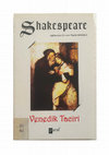 Research paper thumbnail of Venedik Taciri, William Shakespeare, İngilizce’den Çeviren: Yeşim Mısırcı, (İstanbul: Paraf Yayınları, Temmuz 2012), 184 sayfa.