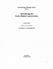 Research paper thumbnail of Introducing the Early Kalam Controversies Course book