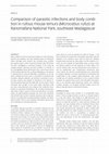 Research paper thumbnail of Comparison of parasitic infections and body condition in rufous mouse lemurs (<i>Microcebus rufus</i>) at Ranomafana National Park, southeast Madagascar