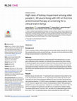 Research paper thumbnail of High rates of kidney impairment among older people (≥ 60 years) living with HIV on first-line antiretroviral therapy at screening for a clinical trial in Kenya