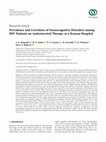 Research paper thumbnail of Prevalence and Correlates of Neurocognitive Disorders among HIV Patients on Antiretroviral Therapy at a Kenyan Hospital