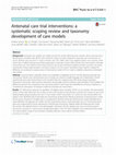 Research paper thumbnail of Antenatal care trial interventions: a systematic scoping review and taxonomy development of care models