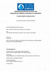 Research paper thumbnail of Optimising maternity services and maternal and newborn outcomes in a pandemic: A rapid analytic scoping review