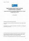 Research paper thumbnail of Rapid analytic review: Labour and birth companionship in a pandemic: Companionship of choice for asymptomatic childbearing women in hospital throughout labour and birth