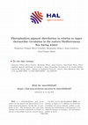 Research paper thumbnail of Phytoplankton pigment distribution in relation to upper thermocline circulation in the eastern Mediterranean Sea during winter