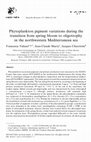 Research paper thumbnail of Phytoplankton pigment variations during the transition from spring bloom to oligotrophy in the northwestern Mediterranean sea