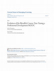 Research paper thumbnail of Current Issues in Emerging eLearning Evolution of the BlendKit Course: Fine-Tuning a Professional Development MOOC