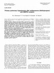 Research paper thumbnail of Primary pulmonary hypertension after amfepramone (diethylpropion) with BMPR2 mutation