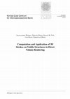 Research paper thumbnail of Computation and Application of 3D Strokes on Visible Structures in Direct Volume Rendering