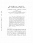 Research paper thumbnail of Nonlinear Regression on Manifolds for Shape Analysis using Intrinsic Bézier Splines