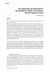 Research paper thumbnail of Der Datenschutz der Deportierten: Die Asylaffären «Maza» und «Musey» und die Frage des Archivs